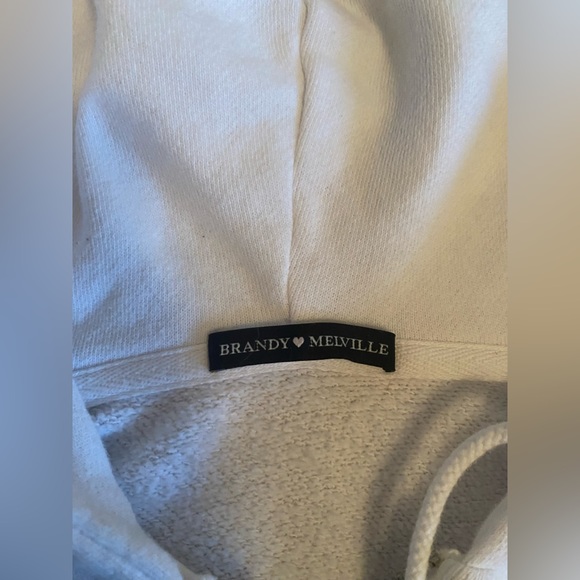 brandy melville cropped christy hoodie - Picture 3 of 3
